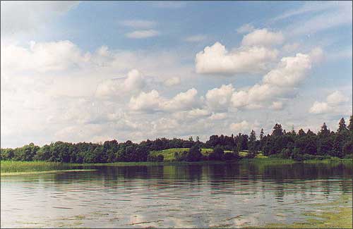 Возера Лосвiда. Вiд на Малое Лосвiда. 1998 г.