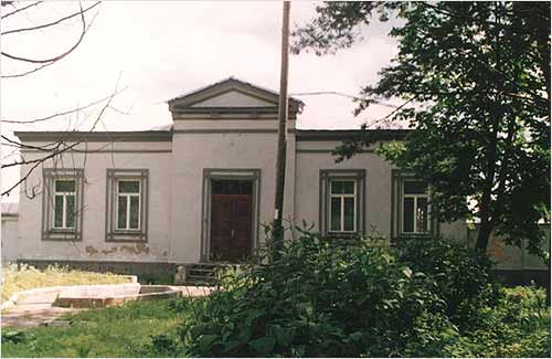Паштовая станцыя каля в. Бараўляны Вiцебскага раена. Пабудавана па «узорным» праекце 1843 г.